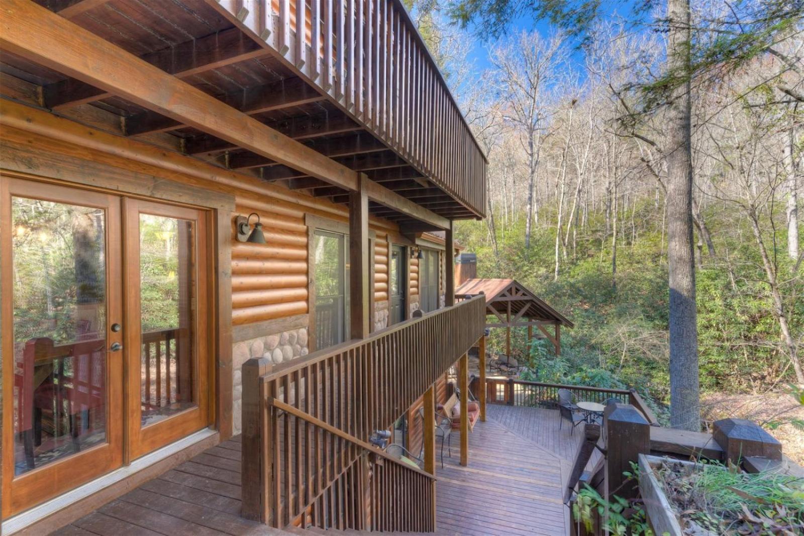 Rushing Waters - Creekside Cabin In North Ga 蓝岭 外观 照片